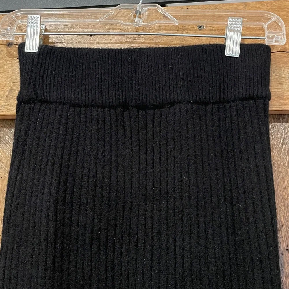 Saturday Sunday by Anthropologie XS Black Midi Skirt